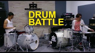 DRUM BATTLE REHEARSAL ABUSE THE YOUTH vs BROWN FLYING at ROCKADEMY