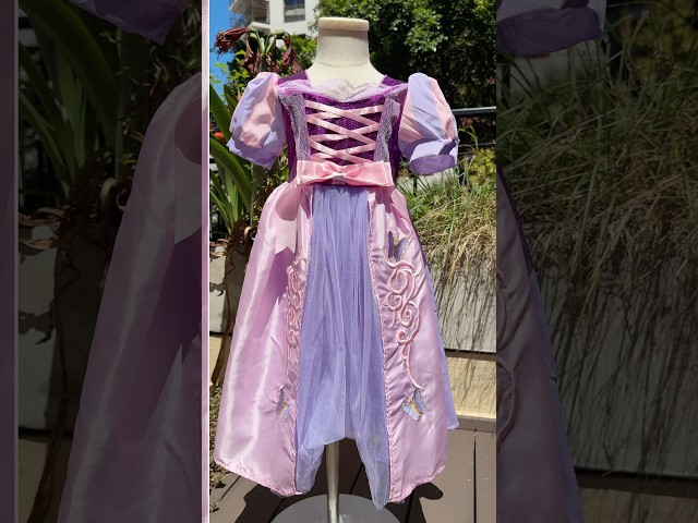 Vídeo relacionado con HEYOUTH Disfraz Rapunzel Niña, Vestido Princesa de Soplo Tul Brillante Con 7 Accesorios, para Cosplay, Cumpleaños, Halloween, Carnaval (110 cm)