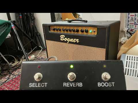 Bogner Shiva EL34 2-Channel 80-Watt 1x12" Guitar Combo with Reverb 2005 - Black with Green Back Panel image 25