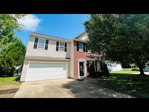 Spacious 4 bedroom and 2.5 Bath Home in Gramercy Park SE Greensboro with 2 car garage property video