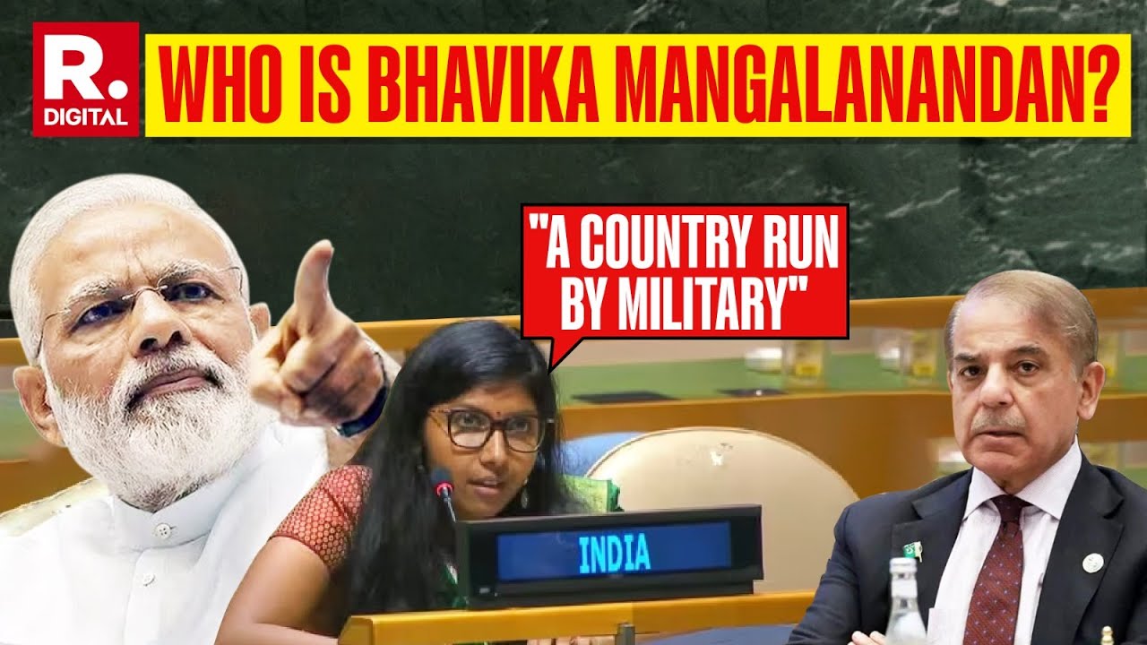 Who Is Bhavika Mangalanandan Who Gave It Back to Shehbaz Sharif at UN