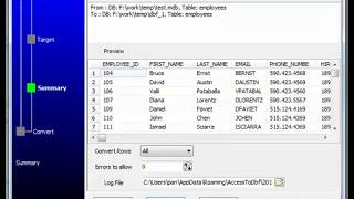 Export Access table data to DBF file (dBase, FoxBase, FoxPro)