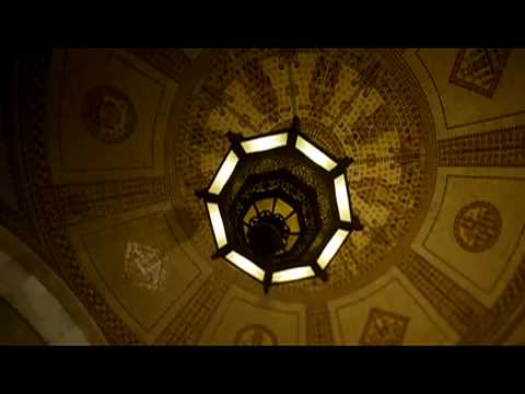 Dark Streets trailer frame: bandstand with brass section and dancer silhouettes