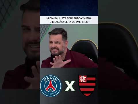 Mídia Paulista torcendo contra o Flamengo.