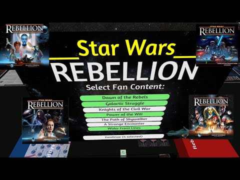 Star Wars: Rebellion with Fan Expansions 11-12-25