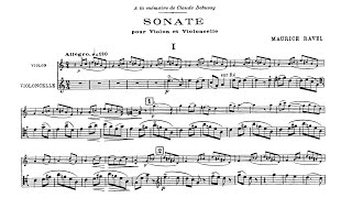 Download lagu Maurice Ravel - Sonata for Violin and Cello, M. 73 mp3