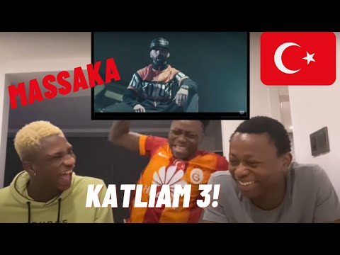 NIGERIANS REACTING TO MASSAKA| KATLIAM 3 | Türkçe rap reaksiyon | (Türkçe altyazı)