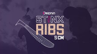 Umělá nástraha Delphin B! Stinx Ribs Shrimp_5cm_20ks_Neon