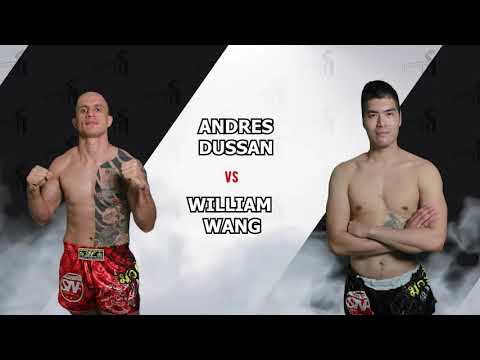 Pelea ANDRES DUSSAN vs WILLIAM WANG - MUAY THAI 2022 SNF 13