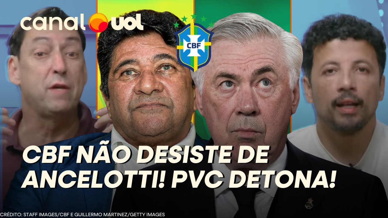 CBF DARÁ ÚLTIMA CARTADA POR ANCELOTTI! E SE NÃO DER? HERNAN CONTA PLANOS B DA SELEÇÃO BRASILEIRA