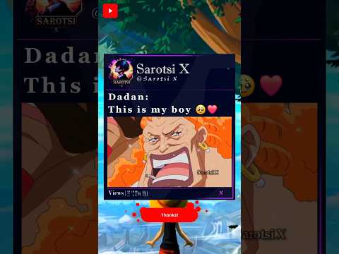 When Luffy defeated Shanks' left-hand 🫣 #Luffy #Dadan #Onepiece