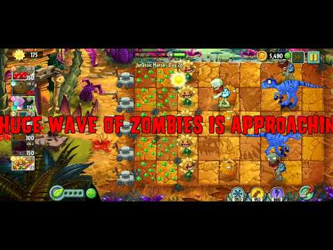Plants vs. Zombies 2 - Jurassic Marsh - Day 26