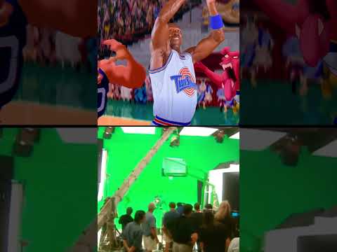 🎥: Space Jam (1996) #michaeljordan #behindthescenes #spacejam #filmmaking