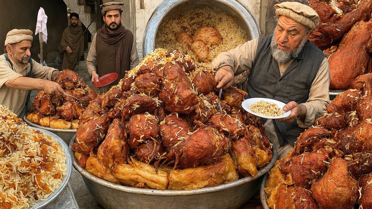 Unseen most famous Afghan food in Afghanistan | Traditional Street food