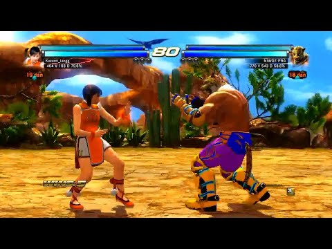 11 Xiaoyu y Miharu ( Kazumi) VS King y Devil Jin  - Tekken tag Tournament 2 Online ( Uchiha x24 )