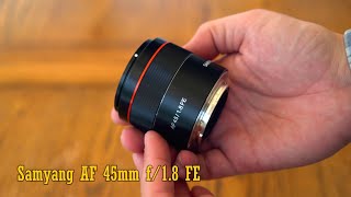 Video 0 of Product Samyang AF 45mm F1.8 Full-Frame Lens (2019)