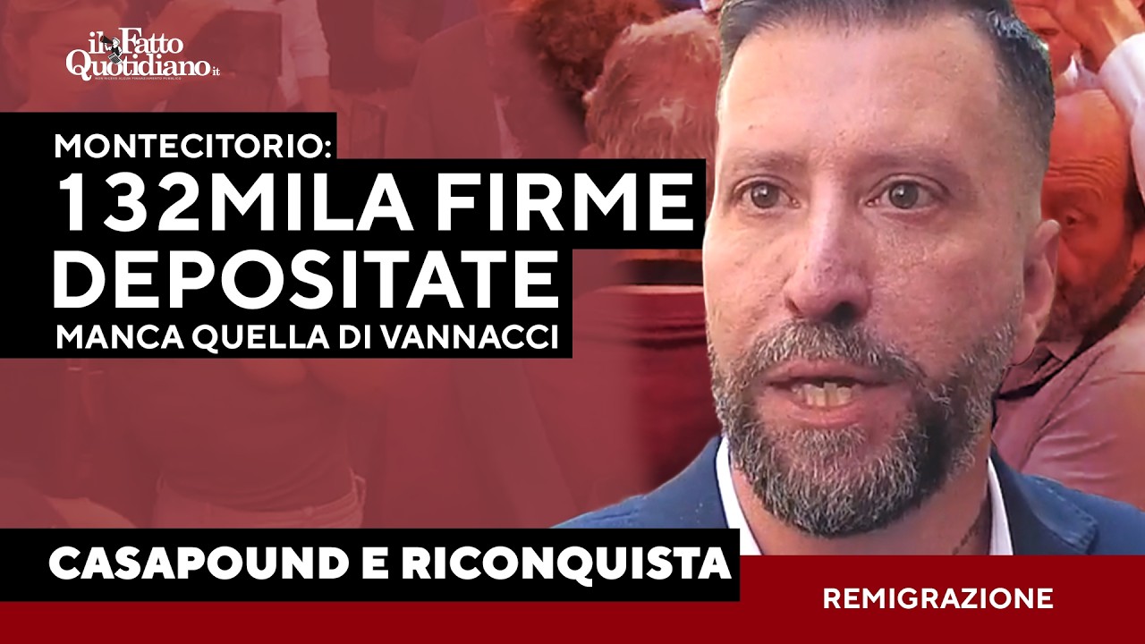 Remigrazione, Casapound e Riconquista: “L’Italia non ha bisogno di generali”