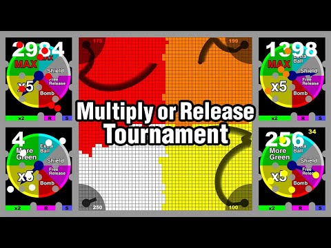 Multiply or Release - Tournament - Algodoo Marble Race