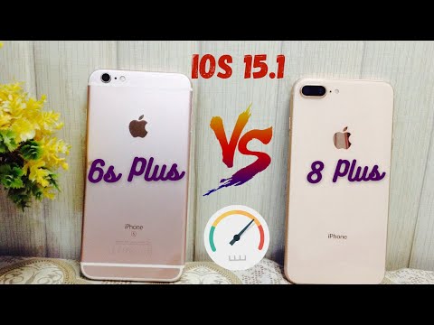 iPhone 6s Plus vs iPhone 8 Plus iOS 15.1 Speed Test in 2021