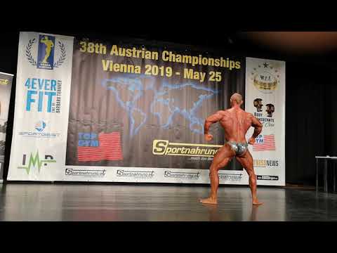 NABBA WFF CZ Rakousko 2019 routine Men PRO Stanislav Cerman 3.place