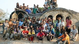 Malawi Flower Design Earthship Full Timelapse