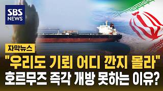 호르무즈 '즉각 개방' 못하는 이유..무차별 매설 '기뢰' 때문 (자막뉴스) / SBS