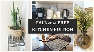 🍂 Fall 2021 Prep | Preparing the Kitchen for cozy fall decor | Pre-Fall Declutter