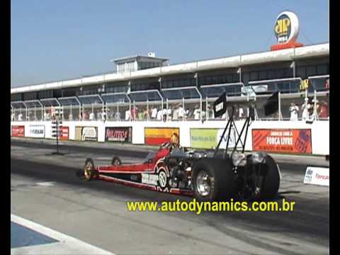 [AUTODYNAMICS.com.br] RECORDE Dragster 6 cilindros biturbo Valtinho Costa - 7.184@301KMH