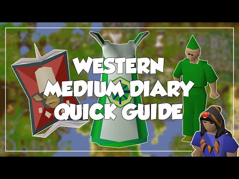 Western Provinces Medium Diary Quick Guide - Old School Runescape/OSRS