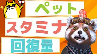 【チョコットランド】今更聞けない「ペットのスタミナ」と「スタミナ回復量」「おすすめ餌」について解説