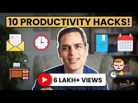 Top 10 PRODUCTIVITY HACKS I USE | Control YOUR Time | Ankur Warikoo Hindi