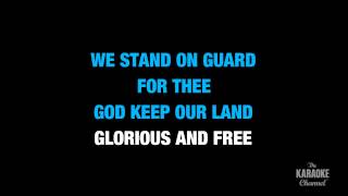 O Canada (English) in the Style of "Traditional" karaoke video with lyrics (no lead vocal)