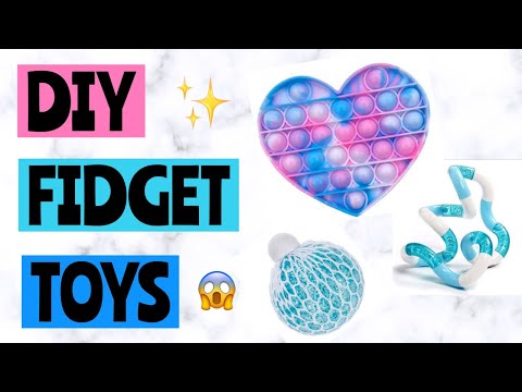 DIY FIDGETS! Water Snake, Tangle Fidget, Bead Slider | How to make fidget toys! SIMPLE & EASY DIY