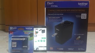 Brother P-Touch PT-P750w Label Printer Unboxing June 2017