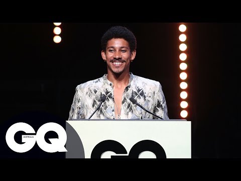 Keiynan Lonsdale Accepts Actor Of The Year Award At GQ Men Of The Year