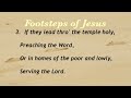 FOOTSTEPS OF JESUS HYMN LYRICS