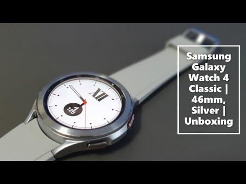 Samsung Galaxy Watch 4 Classic | 46mm, Silver | Unboxing