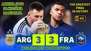 A MAIOR FINAL DA HISTÓRIA DA COPA! O DIA QUE MESSI SE TORNOU O MAIOR JOGADOR DA HISTÓRIA DO FUTEBOL