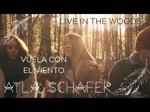 Ayla Schafer "Vuela con el Viento" Unplugged IN THE WOODS with John Haycock and Kirsty Almeida