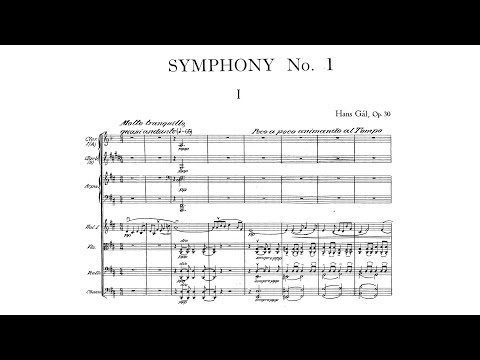 Hans Gál – Symphony No.1, in D major