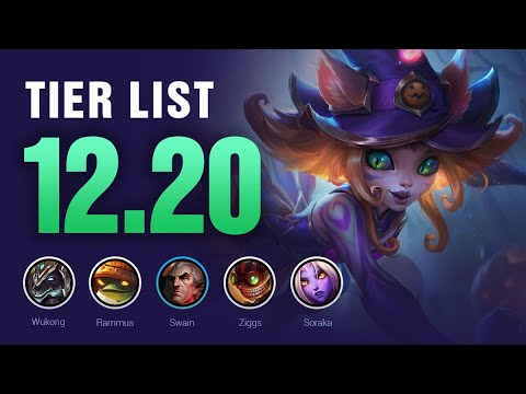 PATCH 12.20 TIER LIST for LOW ELO | LoL Season 12