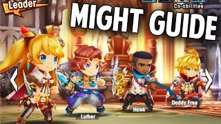 Dragalia Lost - UPGRADE GUIDE! HOW TO INCREASE TEAM MIGHT + MORE!