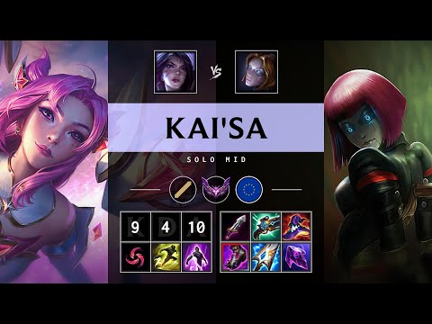 Kai'Sa Mid vs Orianna - EUW Master Patch 25.06