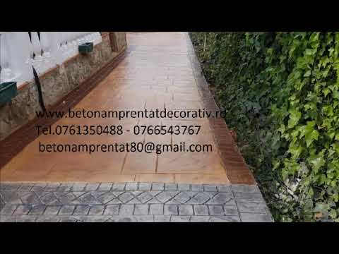 Beton Amprentat Ormeniș - Mureș Tel.0761350488 -0766543767