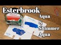 Esterbrook S Aqua And Shimmer Aqua Inks