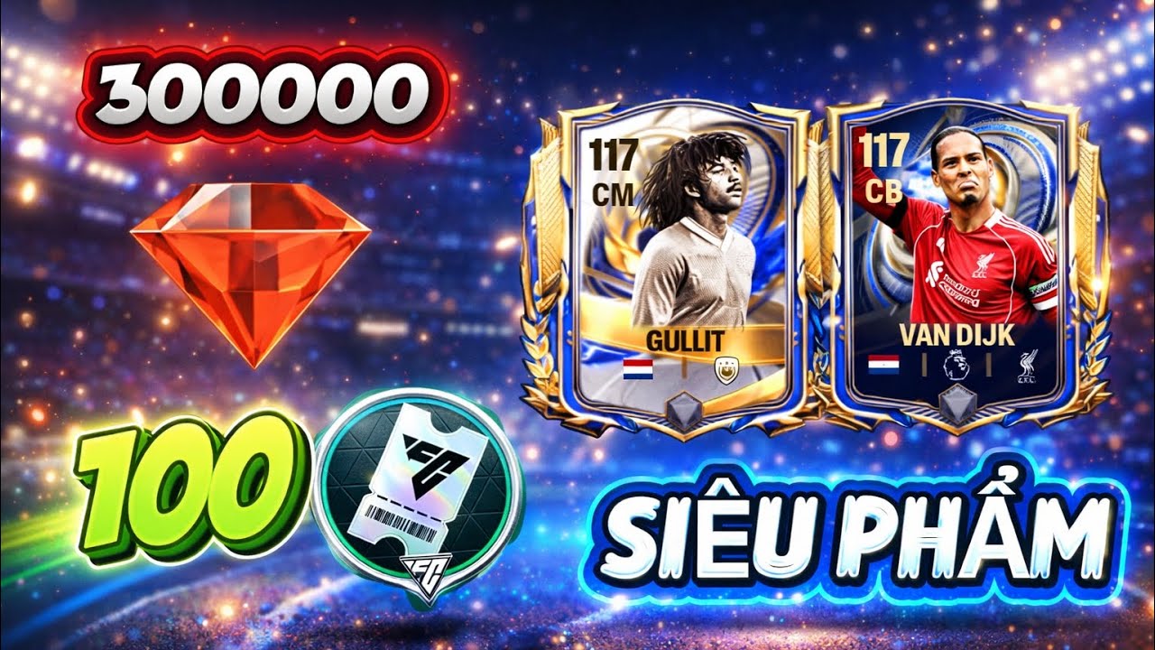 Chi 300K GEM nổ hủ x2 - GULLIT và VANDIJK xuất hiện ? | FCMOBILE VIỆT NAM