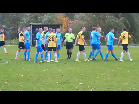 NZS Kępie Zaleszańskie - KS Żupawa (awantura piłkarzy) 11.kolejka Klasy "A" 15.10.2017