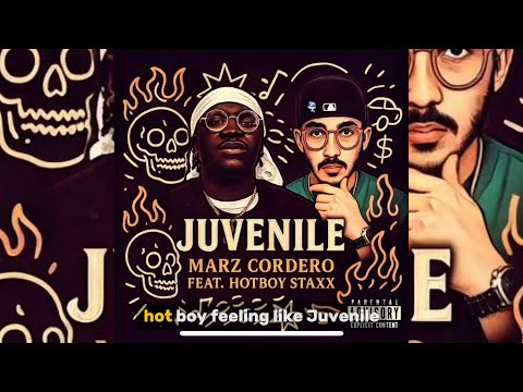 Marz Cordero – Juvenile (Official Lyric Video) ft. Hotboy Staxx (Produced By AyyWalker)
