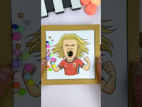 Erling Haaland Cardboard Pinball Machine Craft Challenge! ⚽ #football #haaland #game