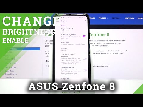 How to Activate Auto Brightness in ASUS Zenfone 8 – Turn on Auto Brightness